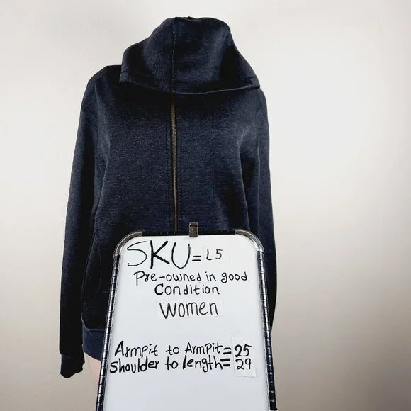 Nike Women's Black Fit Dry Raglon Sleeve Casual Full Zip Hoodie Size L - Picture 13 of 13